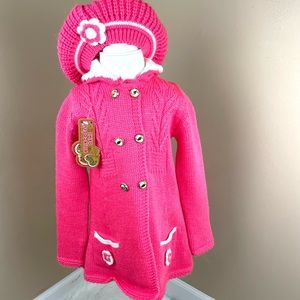 Girls Sweater and Hat 2 Pieces!